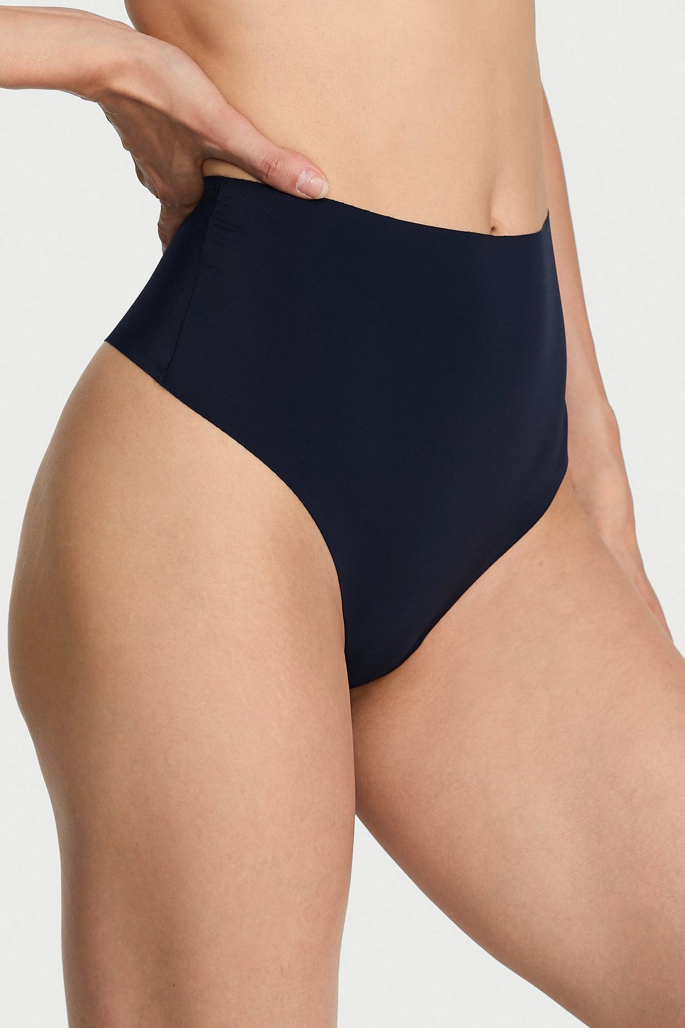 Безшовні трусики стрінги 359194945 blue Victoria`s Secret