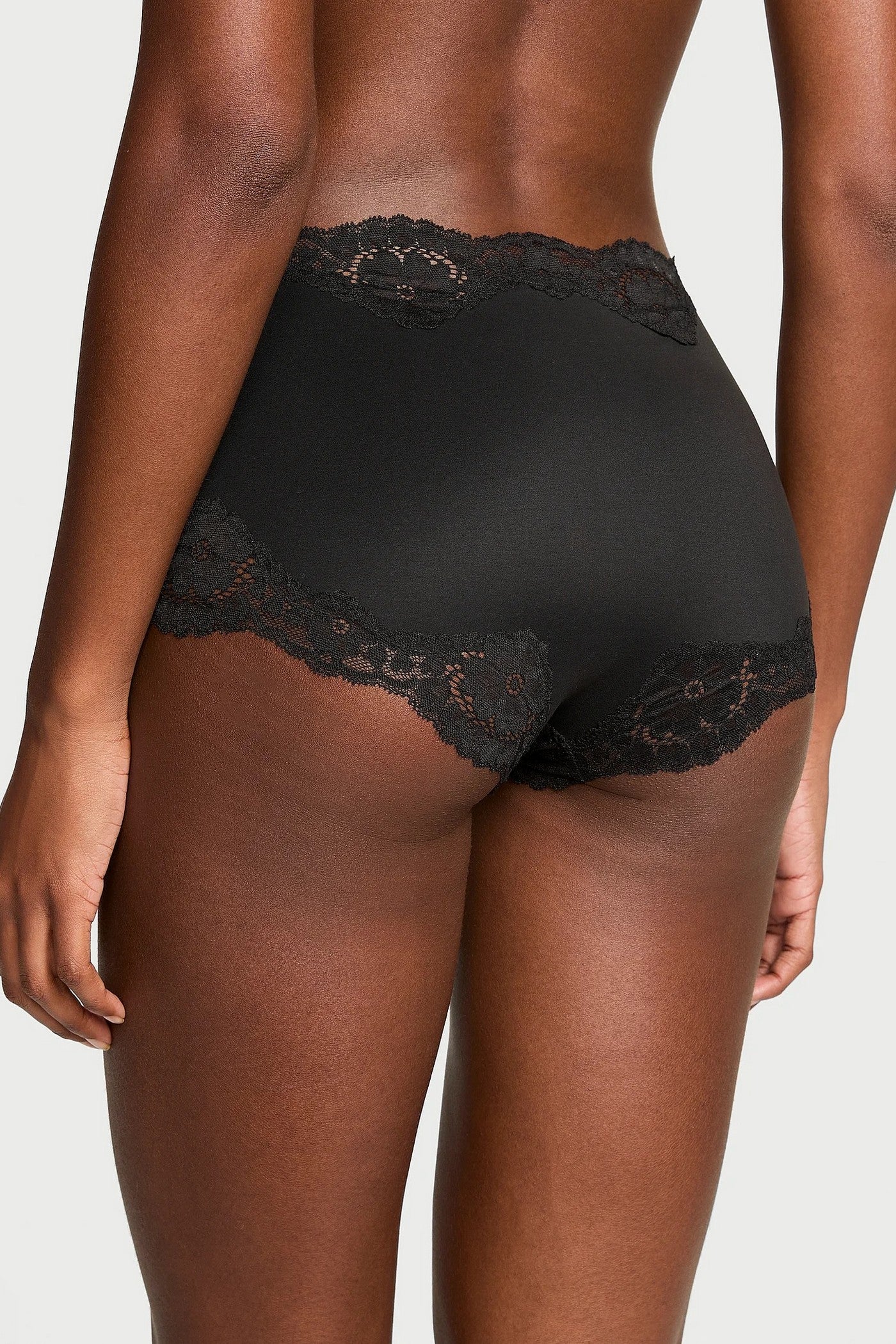 Шортики с кружевом 362978993 black