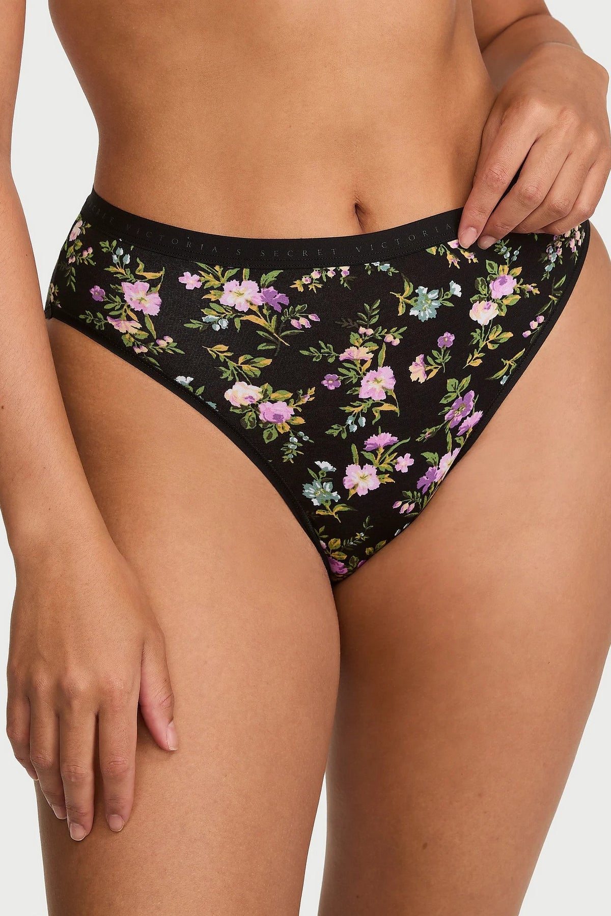 Бавовняні трусики сліпи 410240036 (5 шт.) multi Victoria`s Secret принт