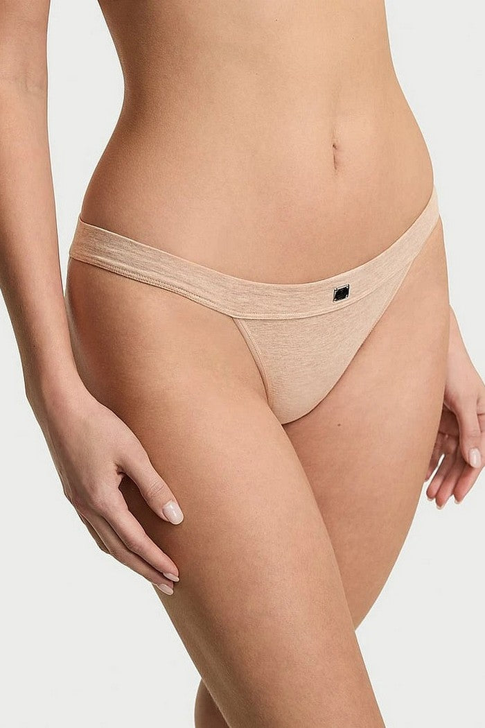 Хлопковые трусики танга 433023931 beige