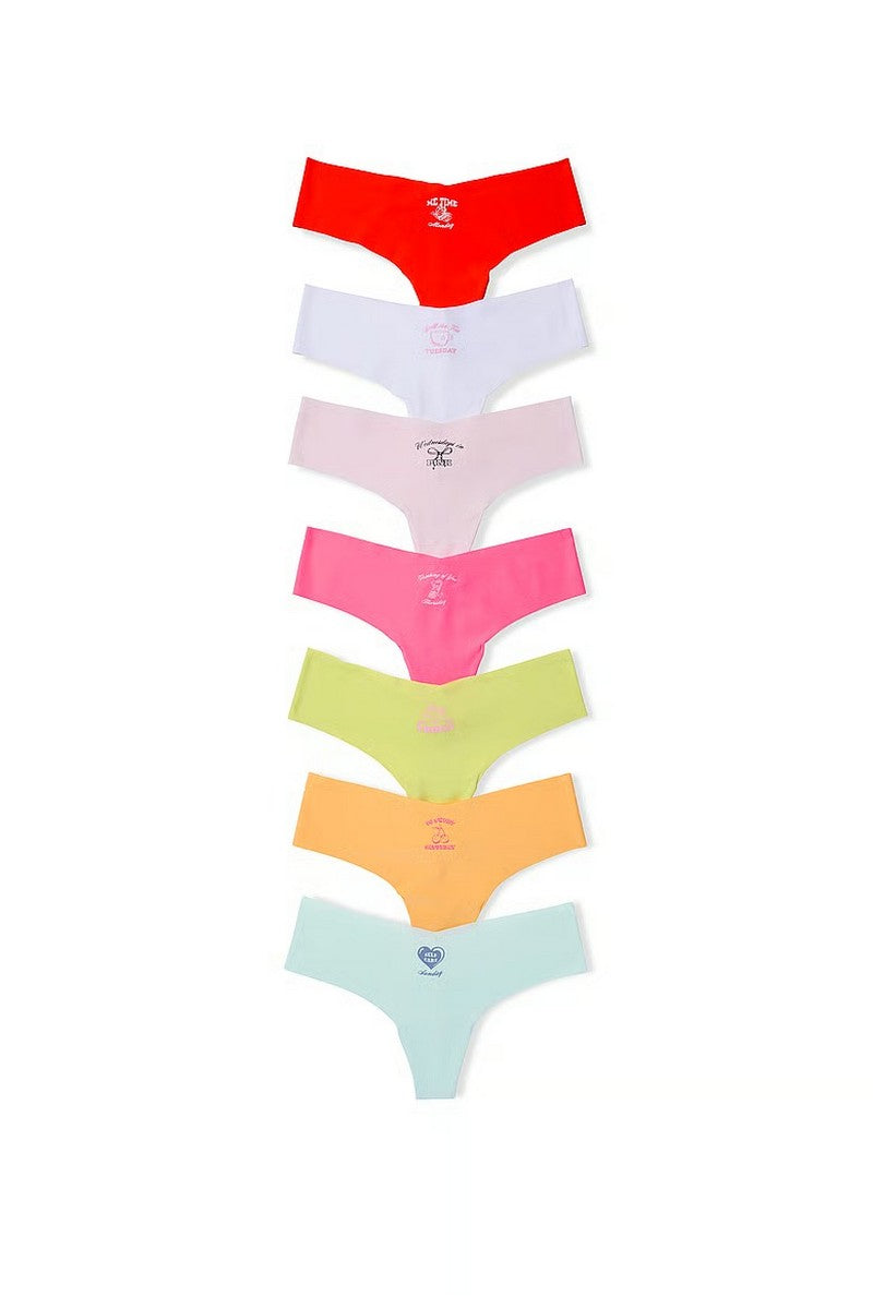 Безшовні трусики стрінги 435267703 (7 шт.) Victoria`s Secret