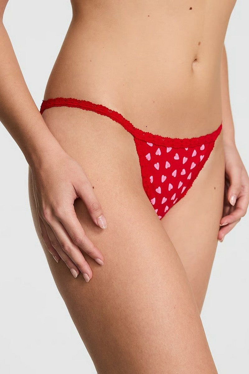 Трусики бікіні з принтом 435409833 Victoria`s Secret