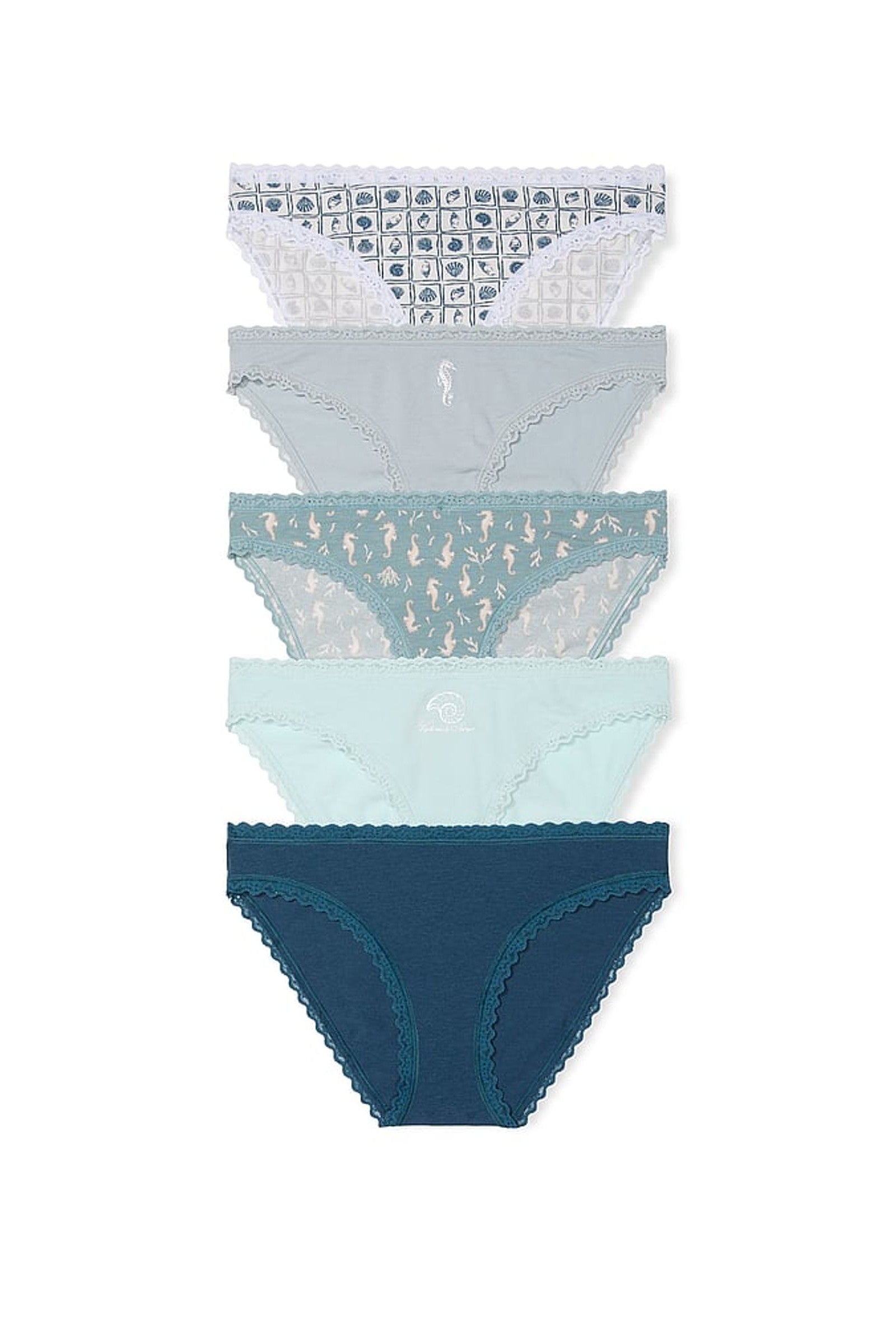 Хлопковые трусики слип 470017186 multi (5 шт.)