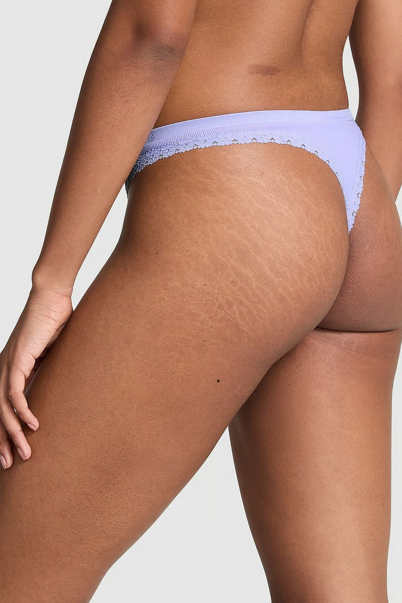 Трусик стринг в рубчик 4965530 lillac