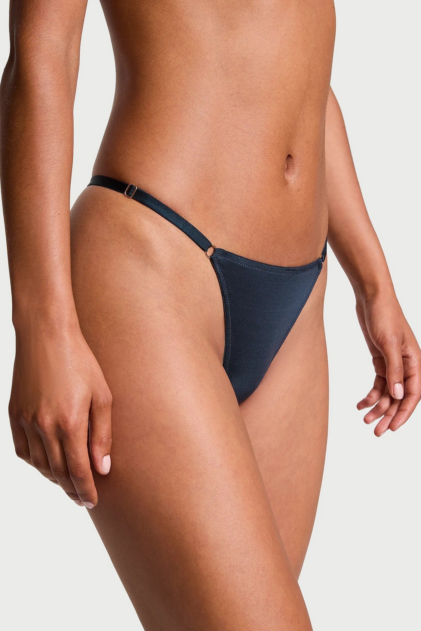 Гладкие трусики стринг 496634374 blue