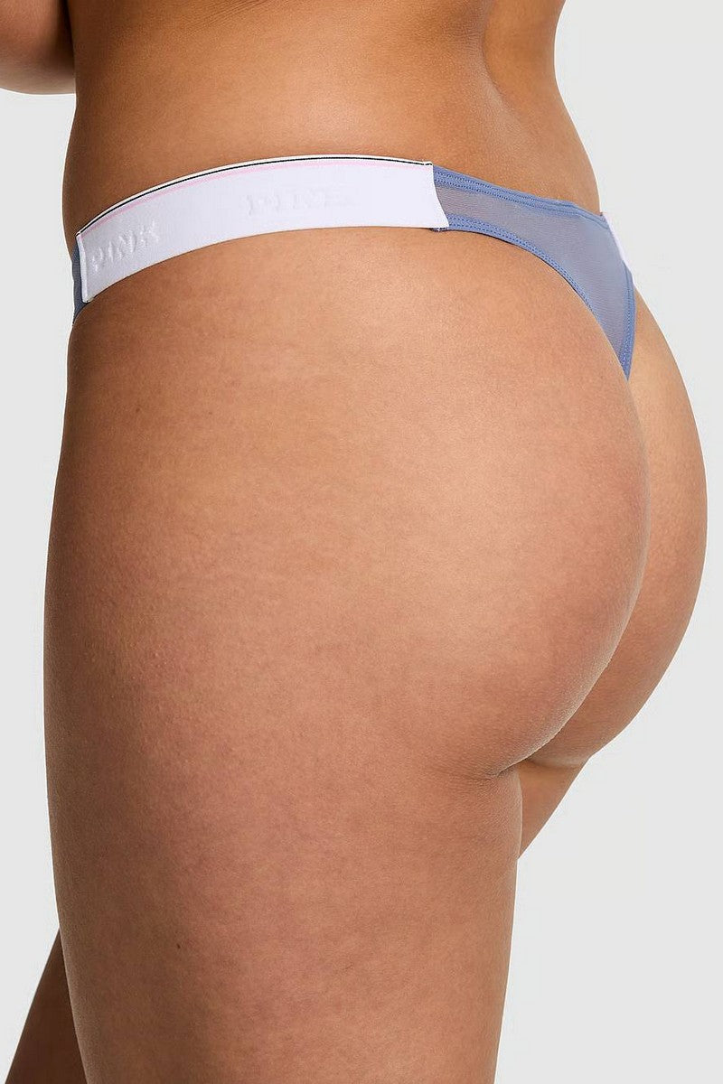 Трусики стринг из микросетки 586509724 blue