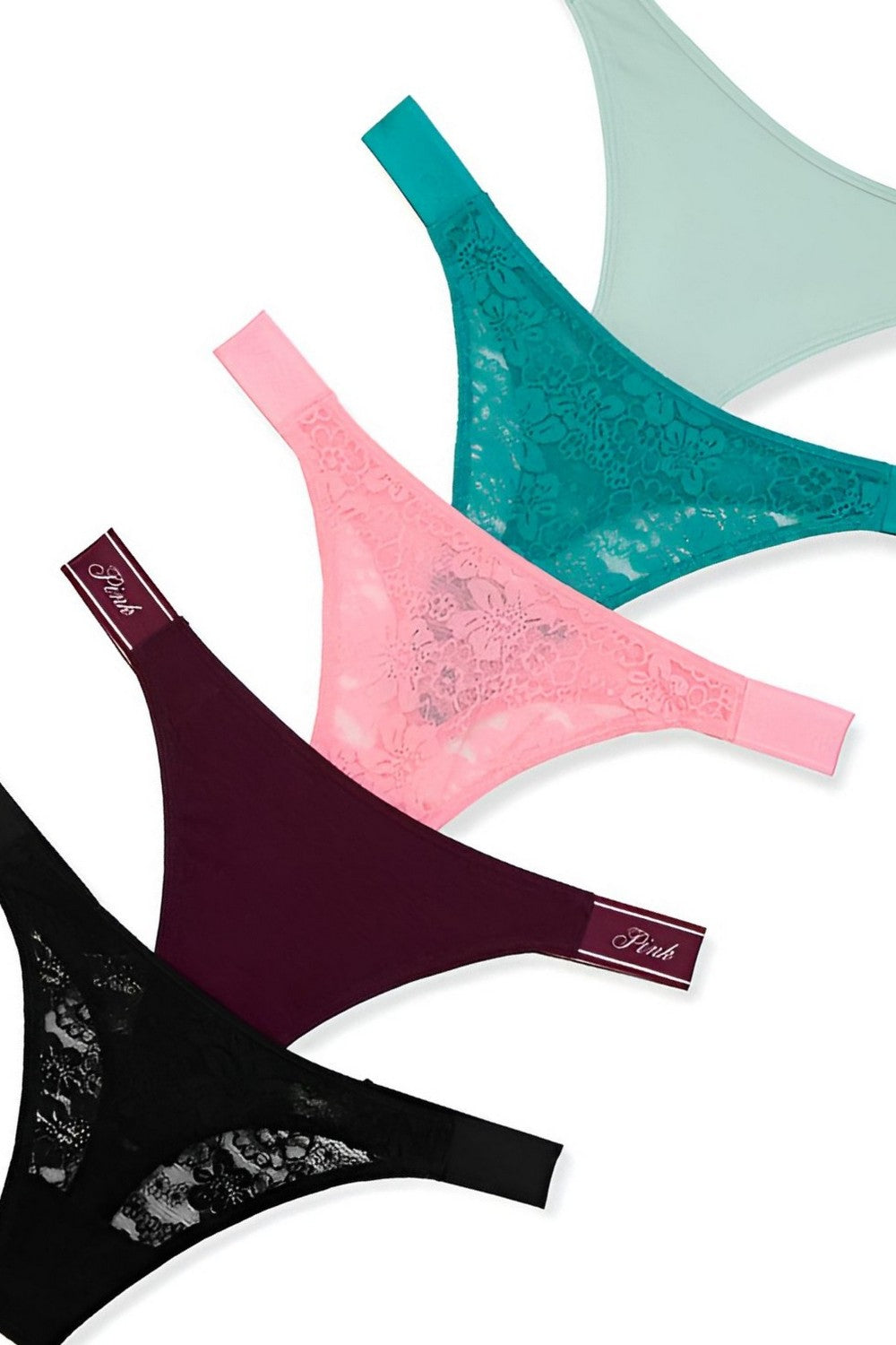 Трусики стрінги 618536646 (5 шт.) multi Victoria`s Secret