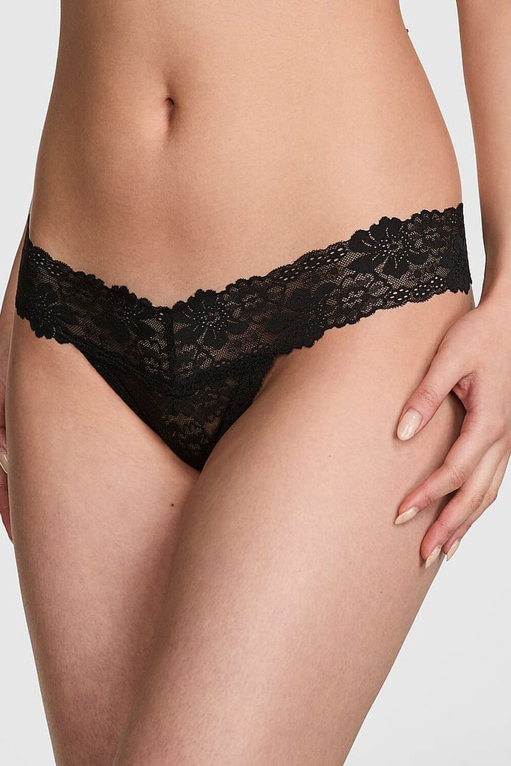 Мереживні трусики стрінги 627063612 (5 шт.) multi Victoria`s Secret