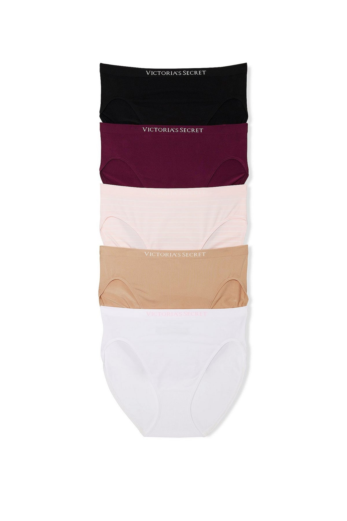 Гладкі трусики сліпи 671930997 (5 шт.) multi Victoria`s Secret
