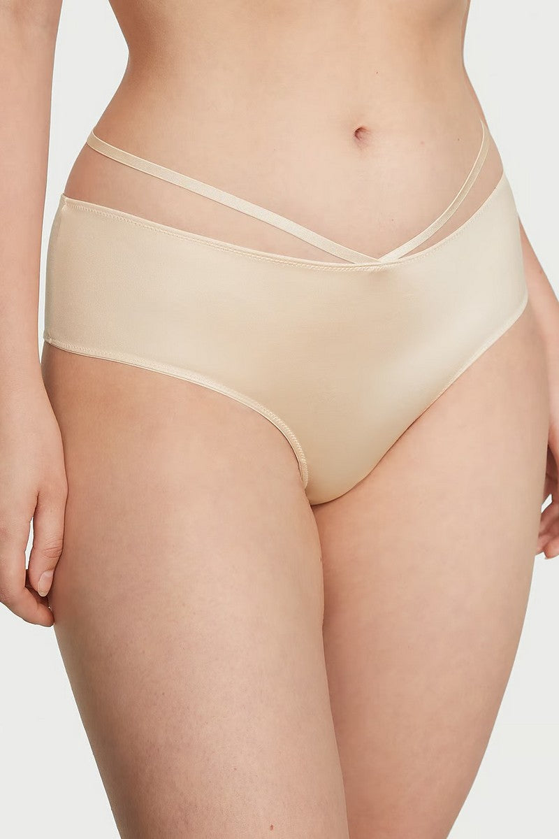 Гладкие шортики 674961844 beige