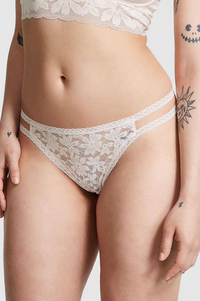 Кружевные трусики стринг 685014224 white