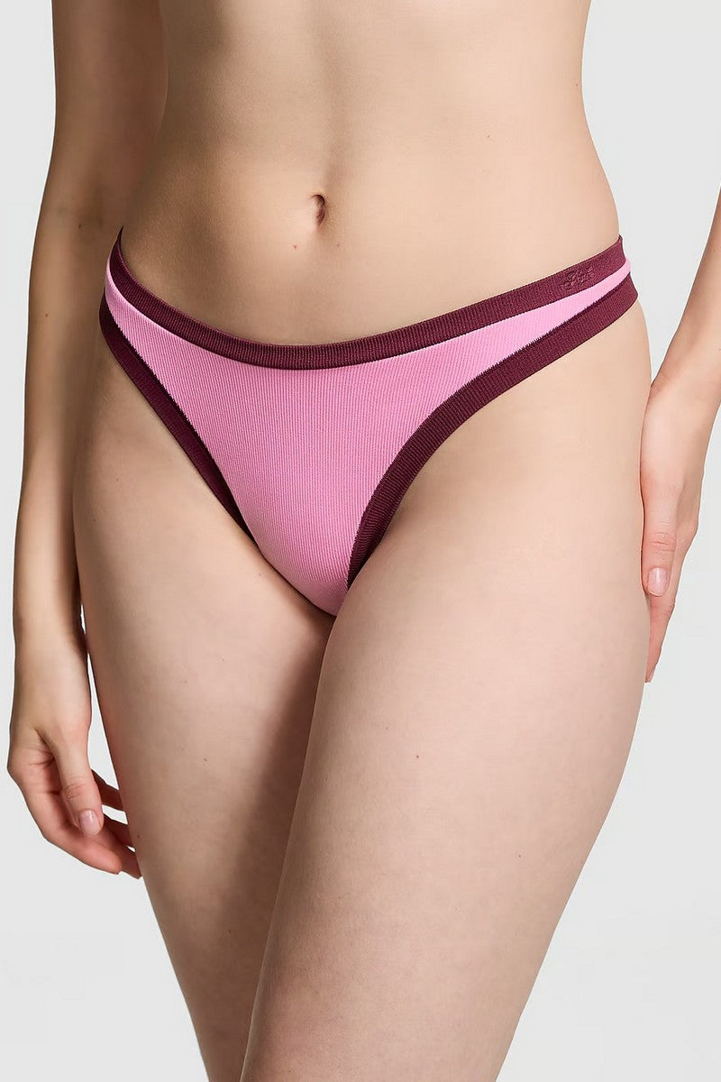Трусики стринг в рубчик 699299115 rose