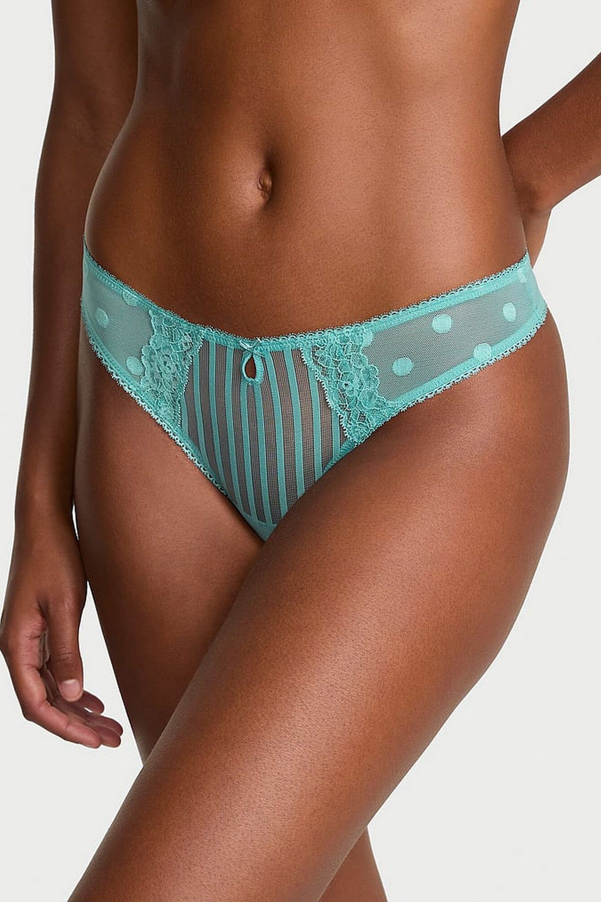 Трусики стринг із мікросіткою 721123664 azure