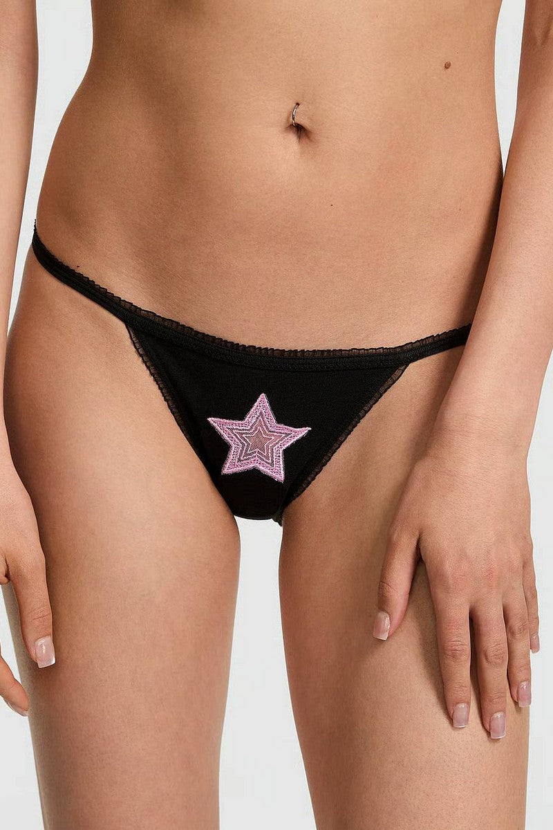 Хлопковые трусики бикини 72802635 black