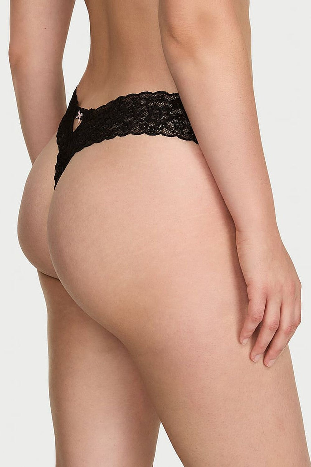 Мереживні трусики стрінги 778959592 Black Victoria`s Secret