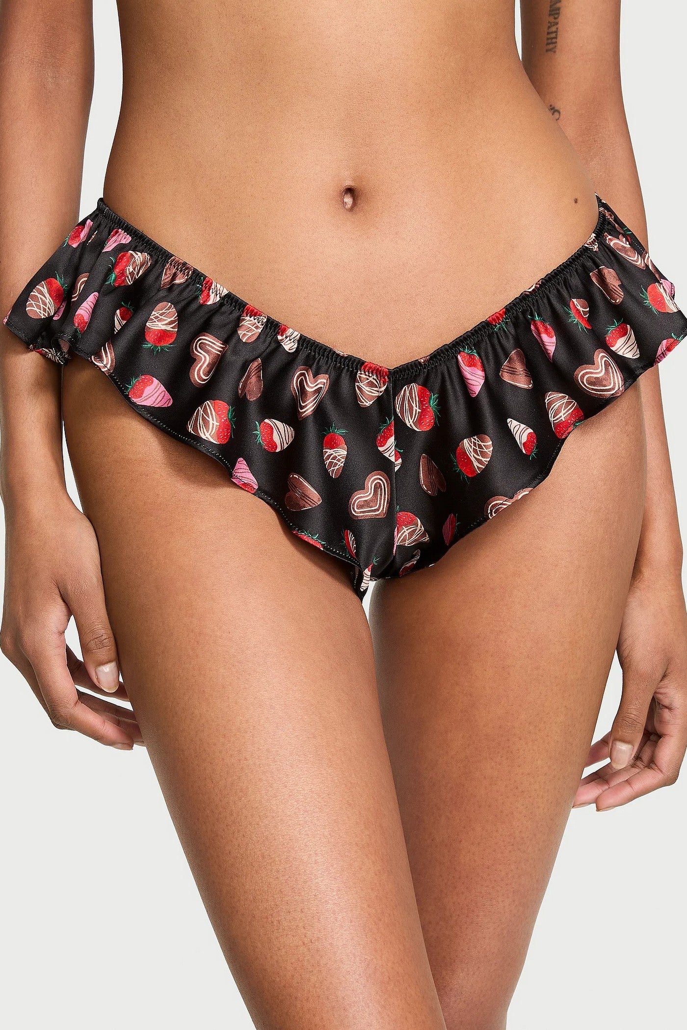 Атласные трусики 779265145 black