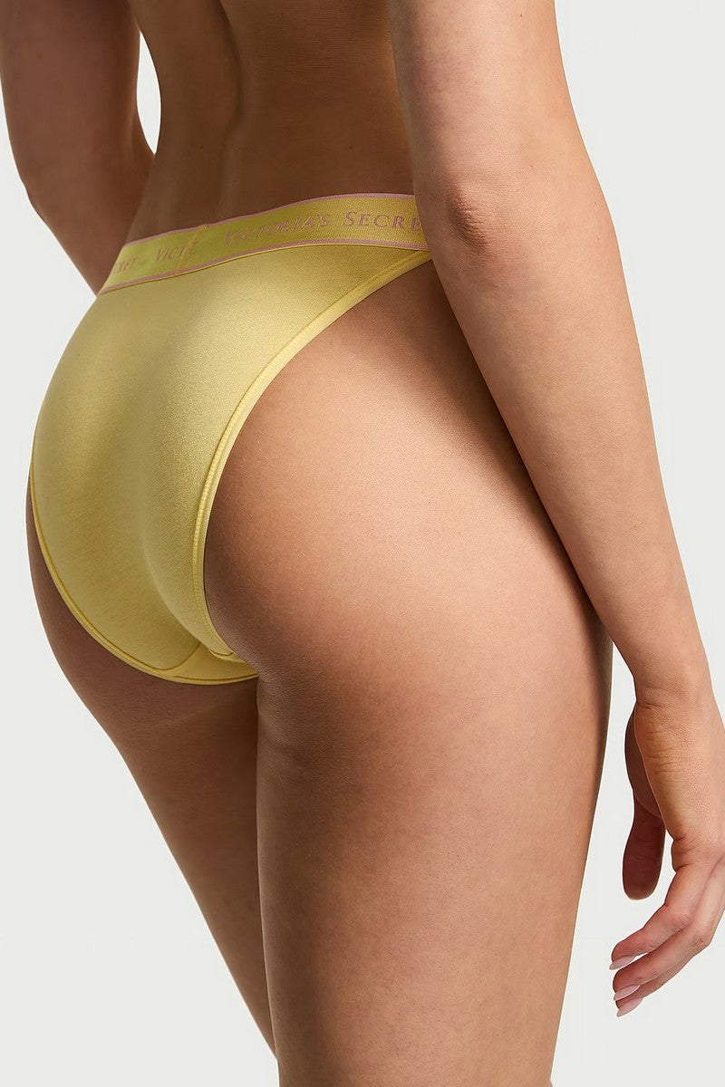 Хлопковые трусики танга 822380791 yellow