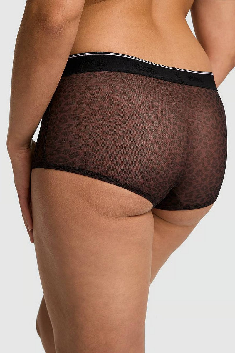 Шортики из микросетки 859616662 leopard