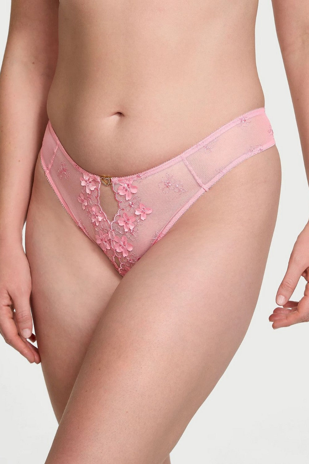 Трусики бразилиана с вышивкой 868852581 rose