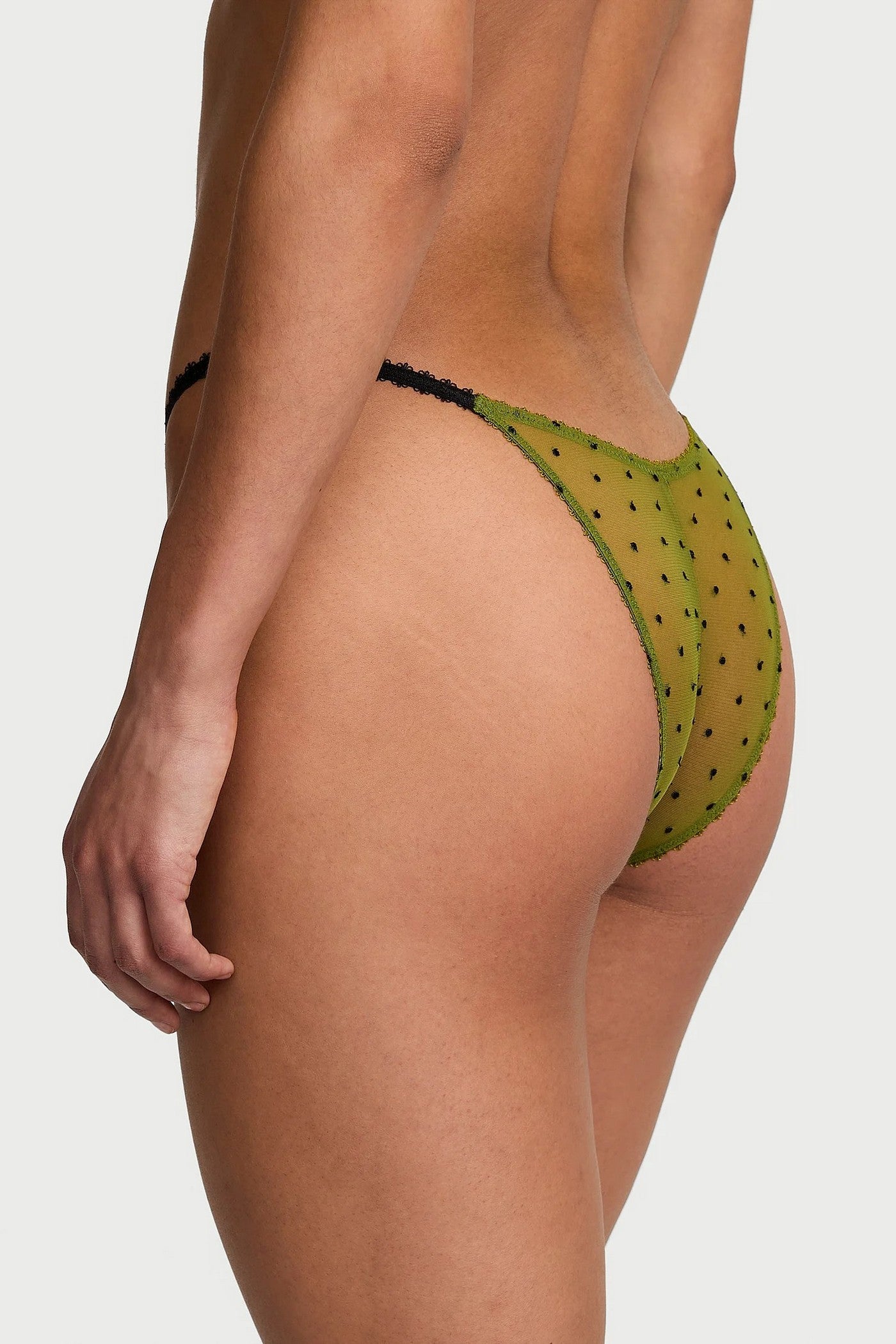 Трусики танга из микросетки 869796310 green