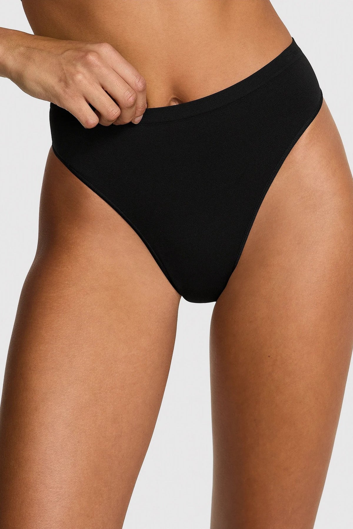 Високі трусики бразиліана 876052434 black Victoria`s Secret
