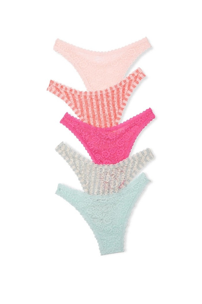 Кружевные трусики танга 912296141 (5 шт.) multi
