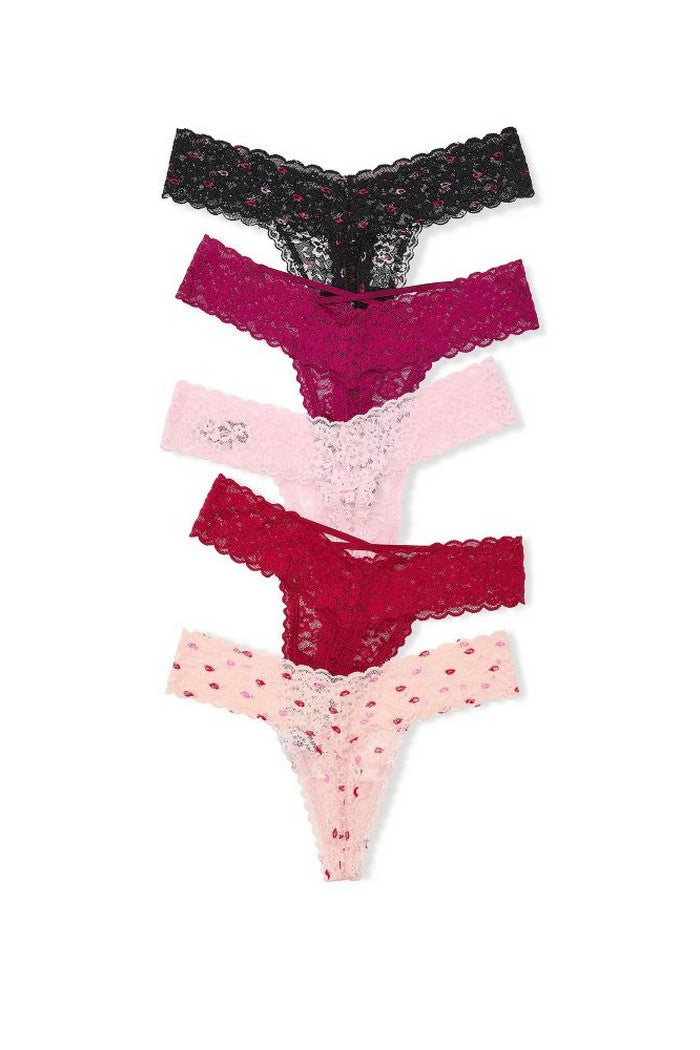 Кружевные трусики стринг 923964491 (5 шт.) multi