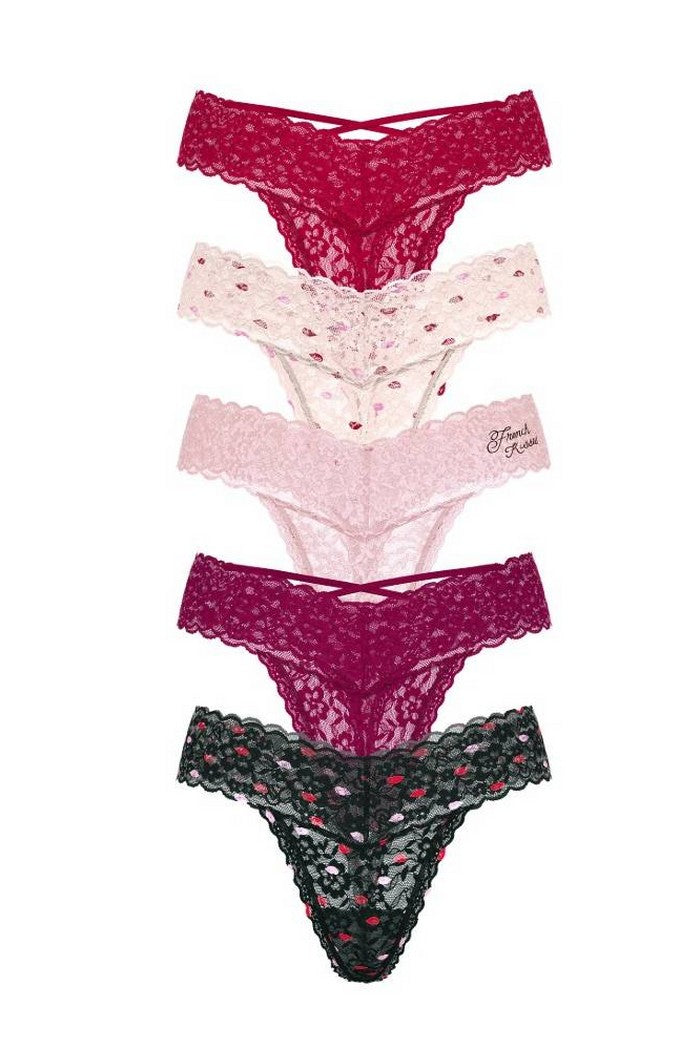 Кружевные трусики стринг 923964491 (5 шт.) multi