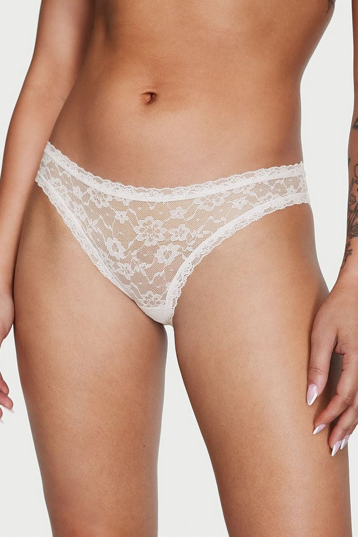 Кружевные трусики слип 949883654 white