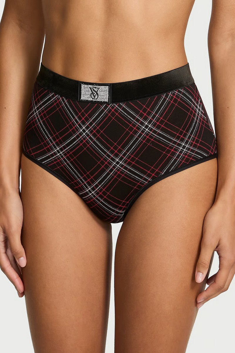 Трусики брифы со стразами 963627335 black