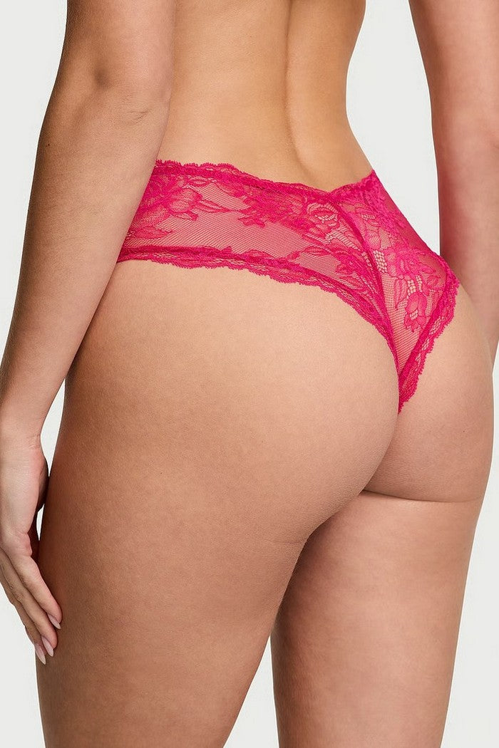 Кружевные трусики бразилиана 971462620 pink