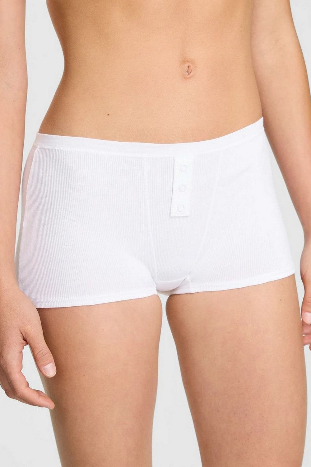 Шортики в рубчик 973448993 white