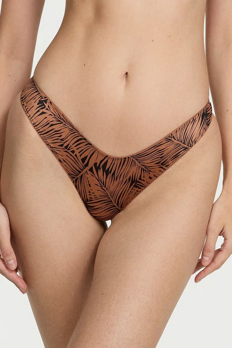 Гладкие трусики стринг 983560796 brown