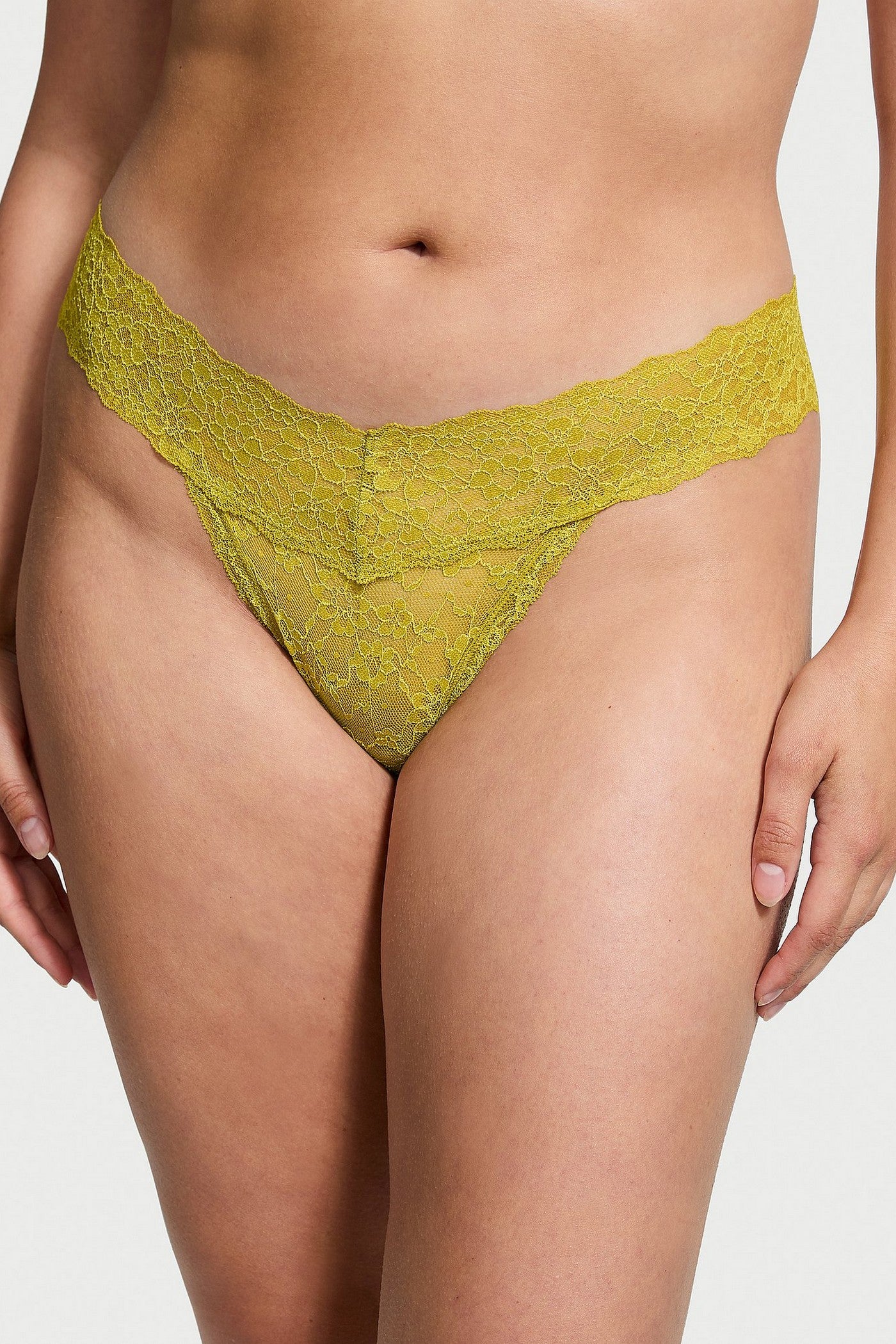 Кружевные трусики стринг 985386237 green