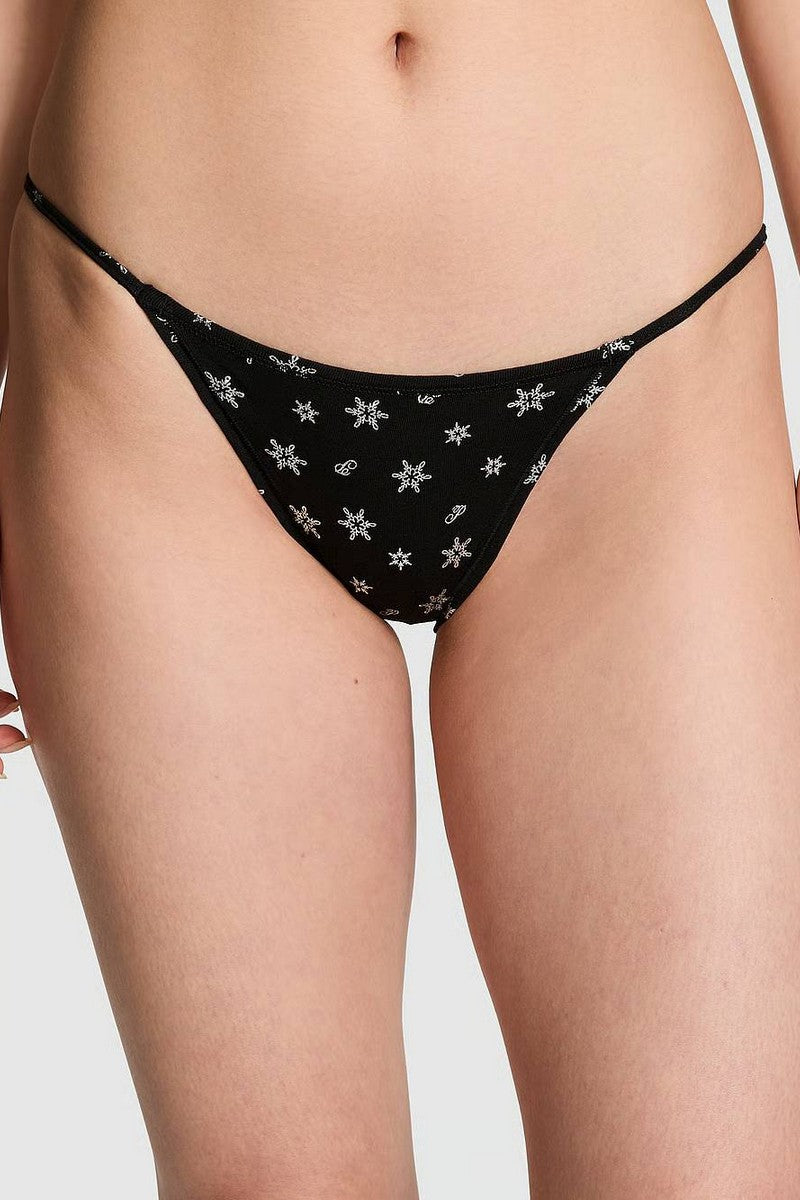 Трусики бикини с принтом 99492320 black