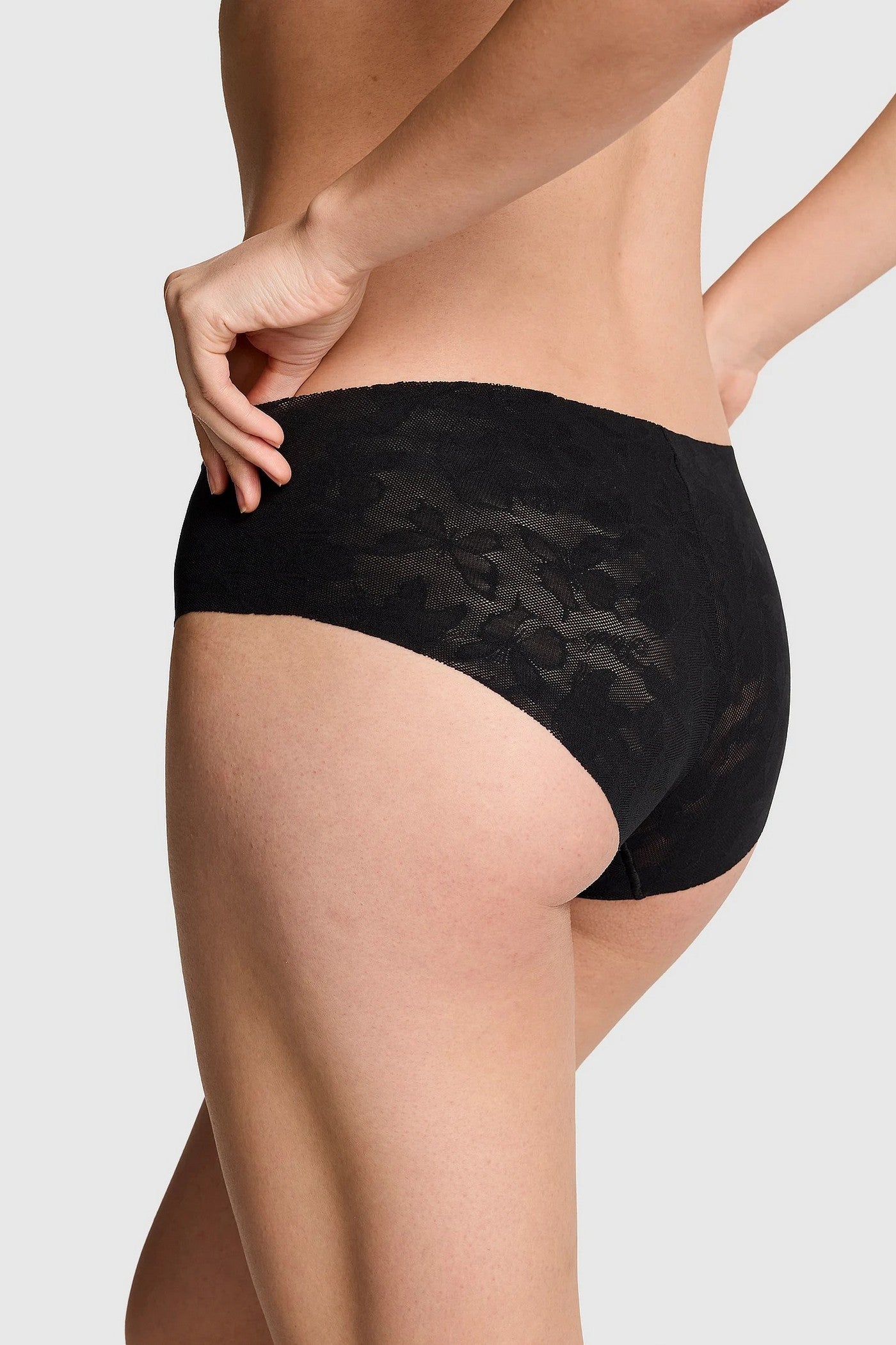 Мереживні шортики 995890621 black Victoria`s Secret вигляд ззаду