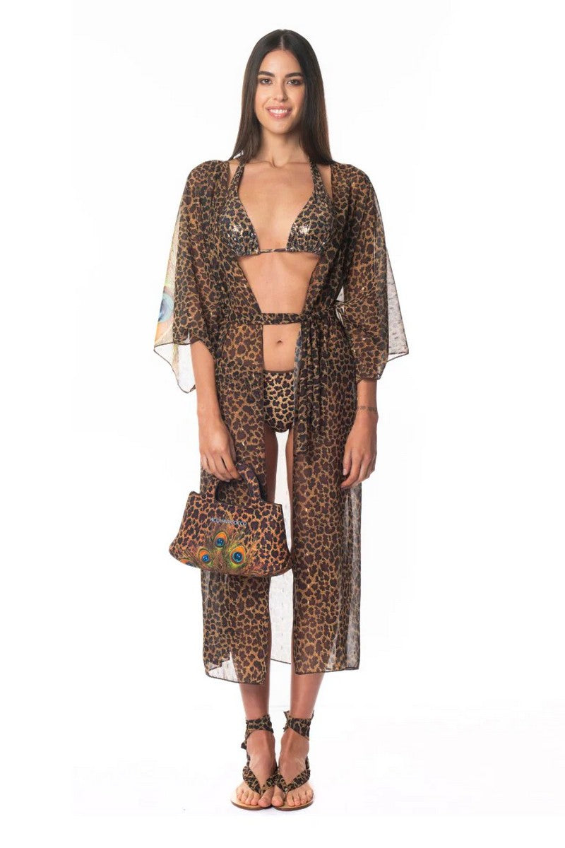 Пляжное кимоно AQ51325 leopard
