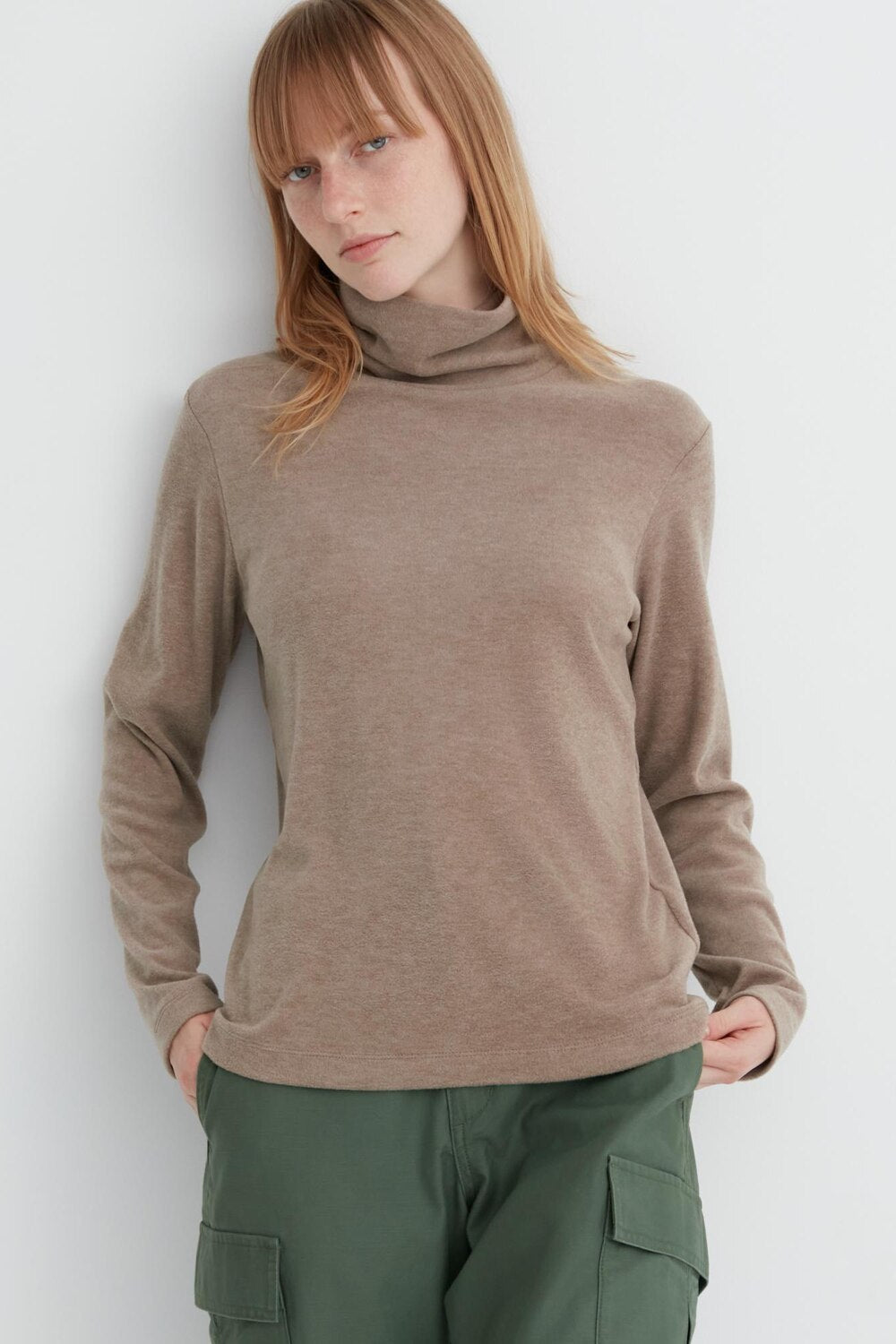 Флисовый термолонгслив 333030123 brown