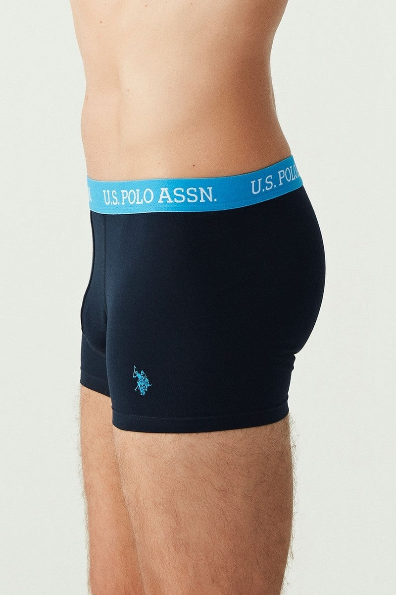 Чоловічі труси шорти з бавовни 80253 navy (3 шт.)