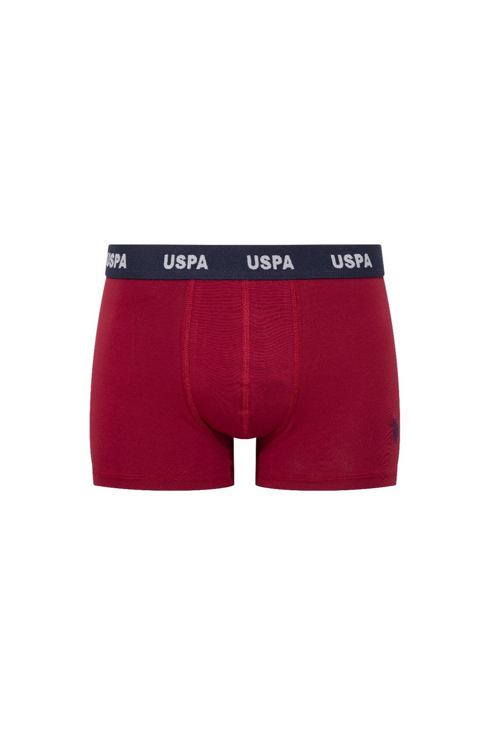 Мужские трусы шорты из хлопка 80509 grey melange/burgundy/printed (3 шт.)