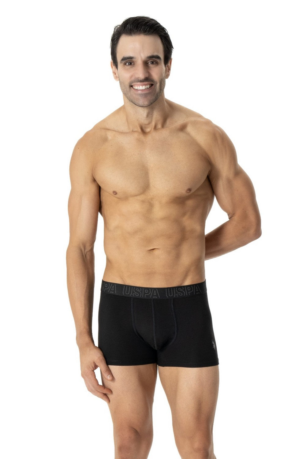 Мужские трусы шорты 80518 burgundy/navy/black (3 шт.)