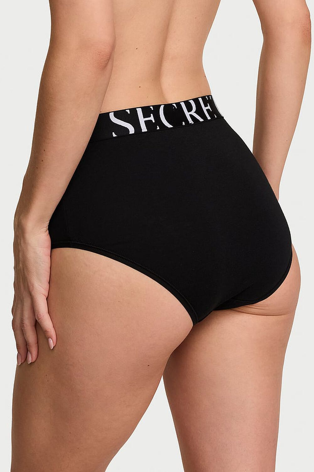 Трусики сліп з логотипом 102154912 black Victoria`s Secret спина