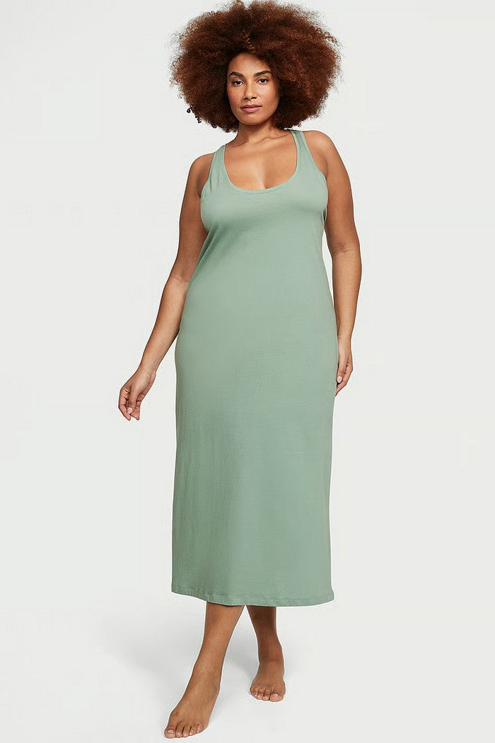 Бавовняна домашня сукня 158721354 green