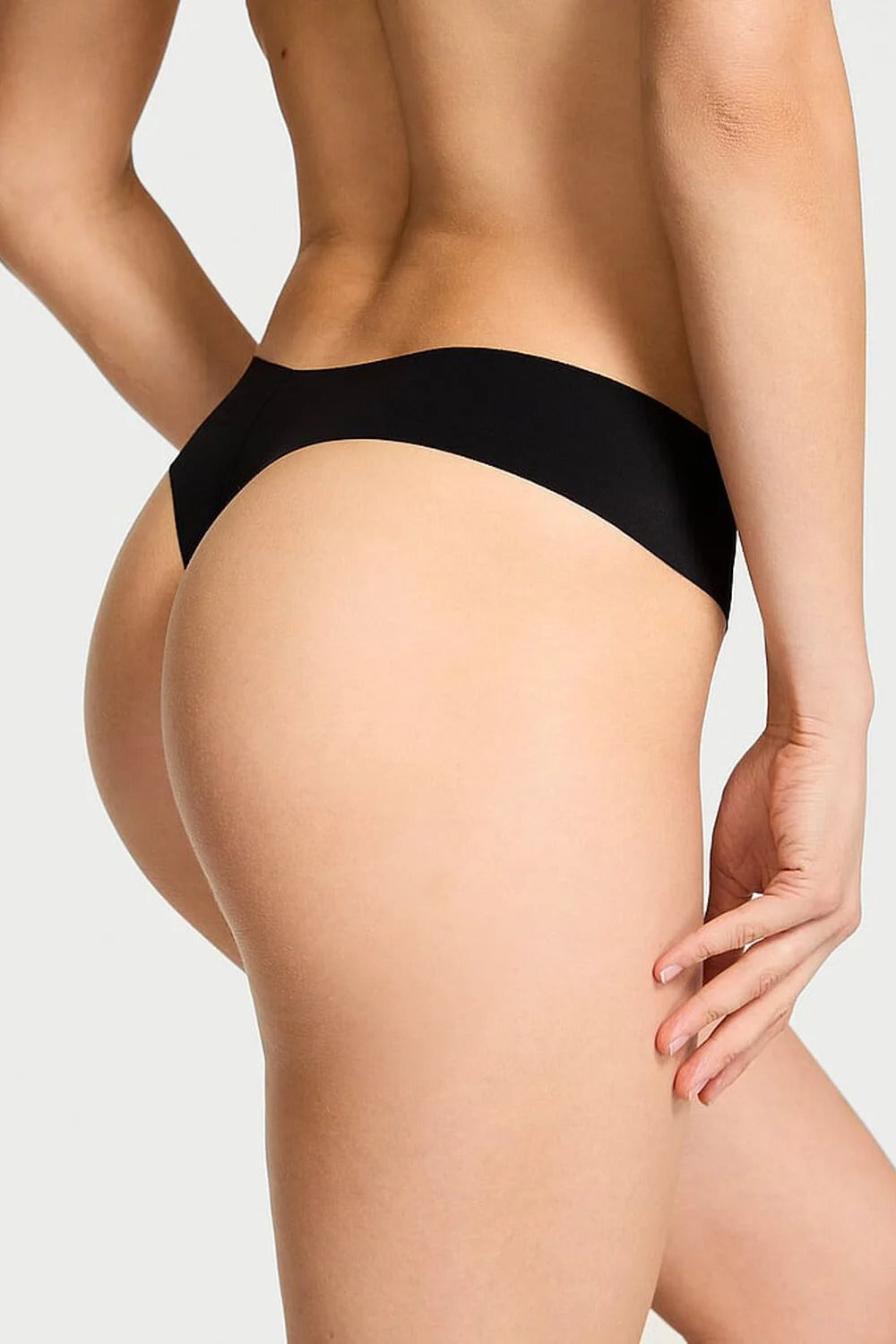 Безшовні трусики стрінги 173629926 black