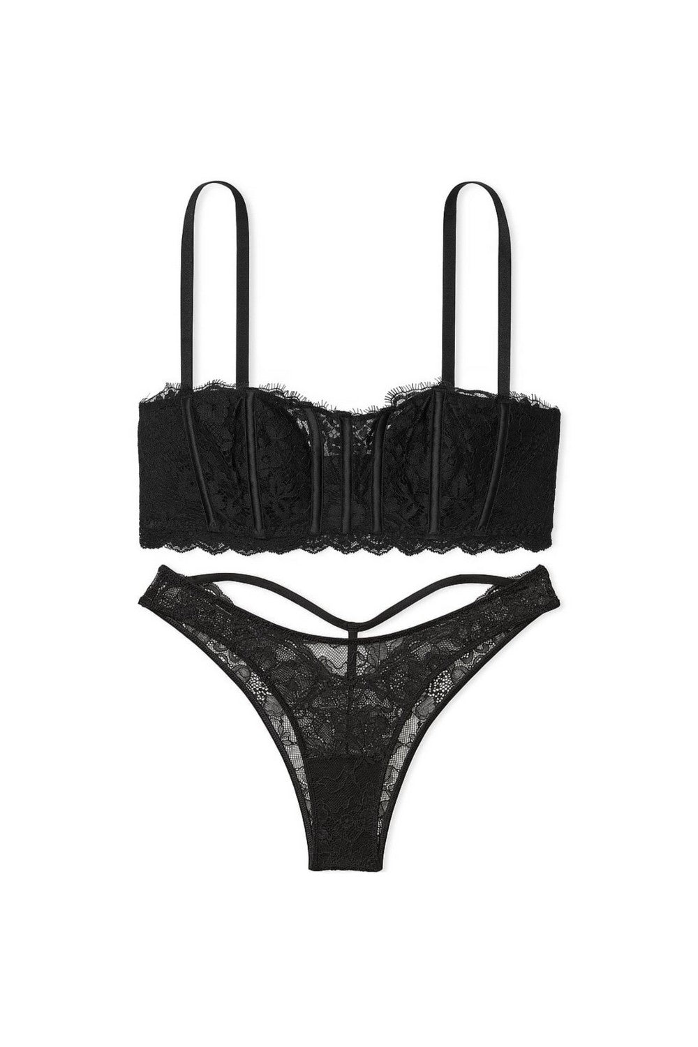 Мереживний комплект білизни 180483322 black