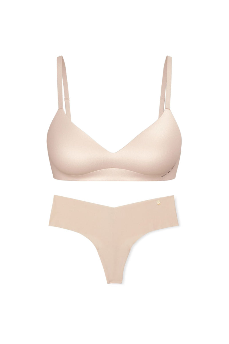 Безшовний комплект білизни 191546755 beige