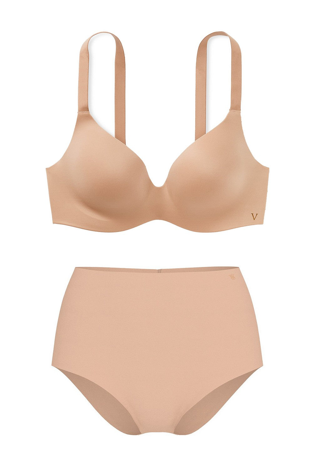 Безшовний комплект білизни 195219323 beige Victoria`s Secret