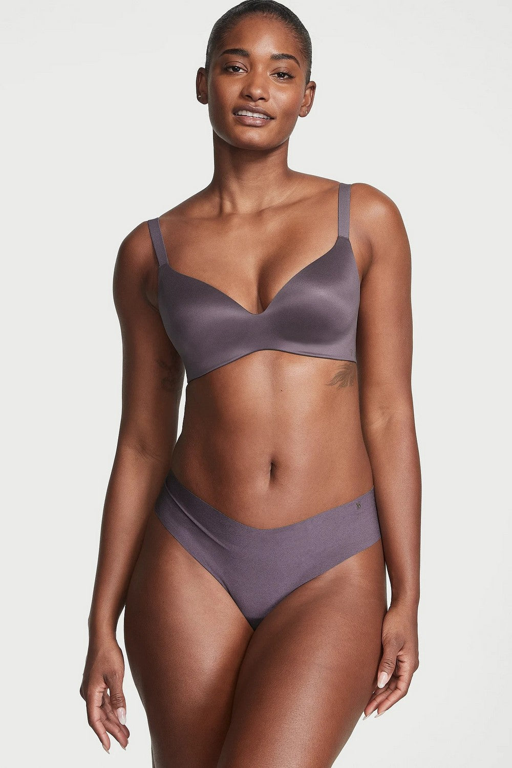 Безшовні трусики стрінги 203749828 gray