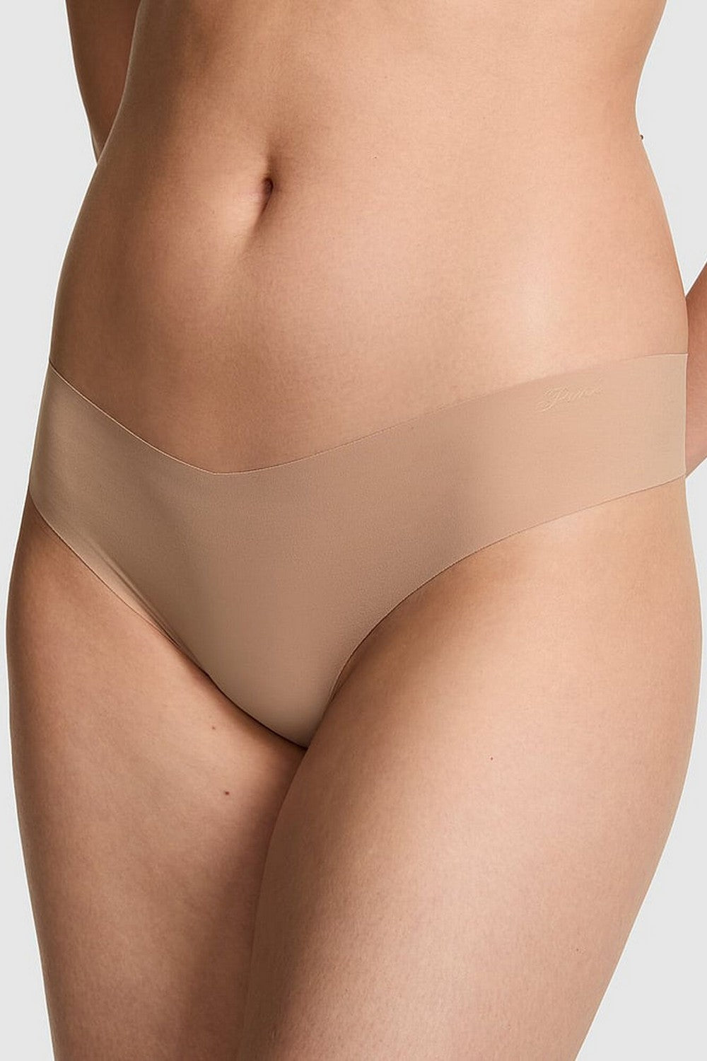 Безшовні трусики стрінг 219692817 beige Victoria`s Secret