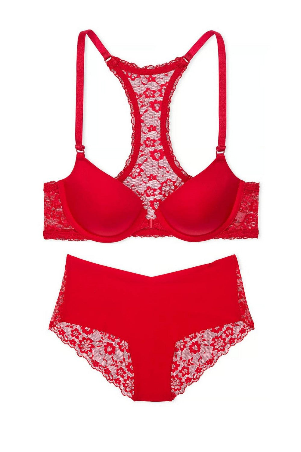 Комплект білизни з мережива 221210123 red